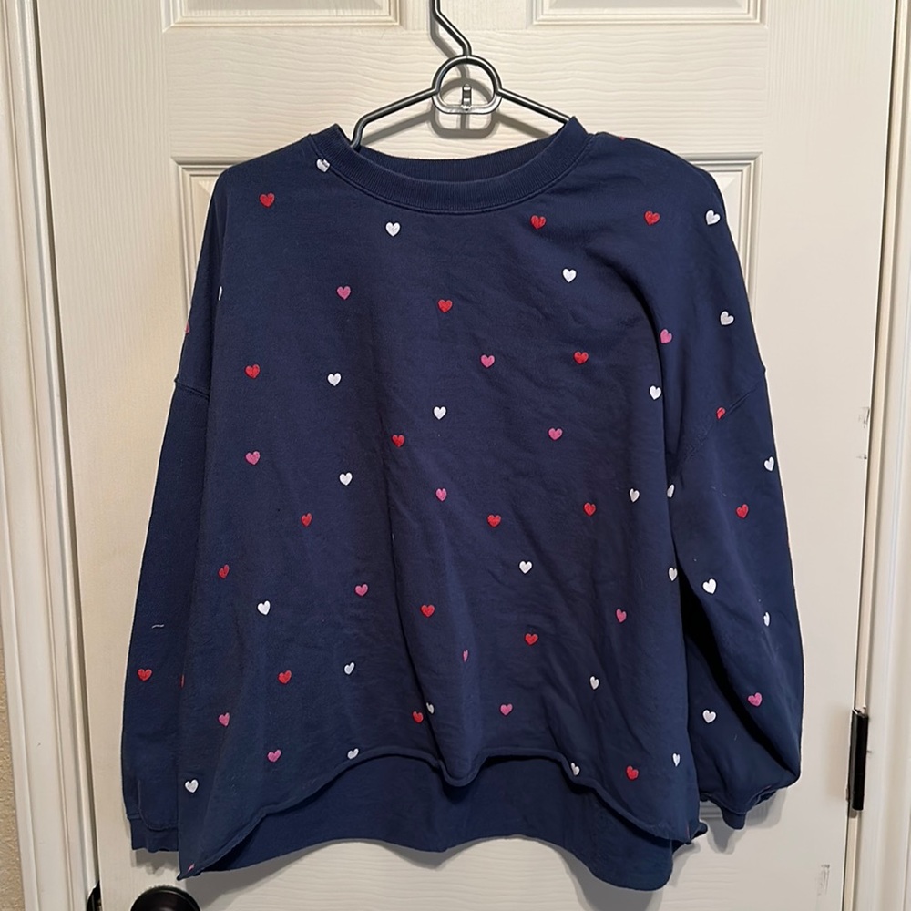 Target Navy Blue and Heart Two Piece Set comes with Matching Shorts!